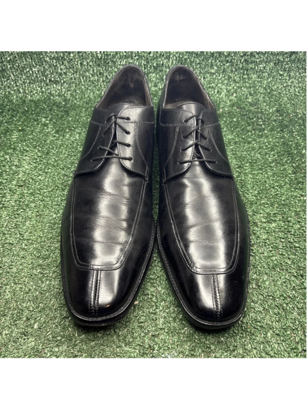 TO BOOT NEW YORK ADAM DERRICK‎ Black Leather Split Toe Oxford Shoes Sz 11.5